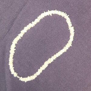 Vintage 16" White Puka Shell Necklace